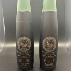 2 Tweak'd by Nature Rise & Shine Weightless Conditioning Mist 6 oz New No Pump